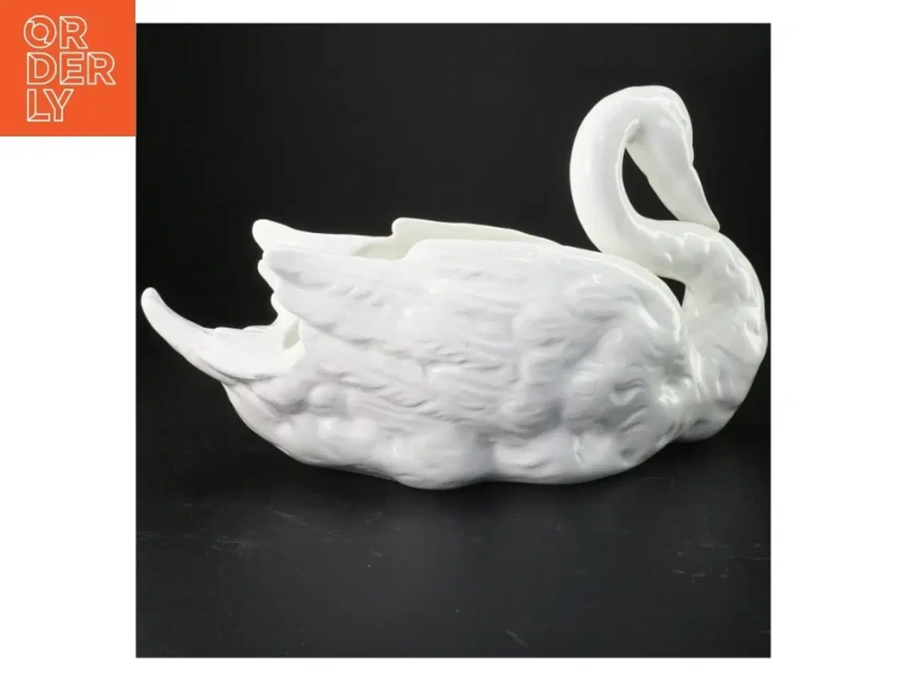 Billede 2 - Porcelænsskål i svanedesign (str. 36 cm)