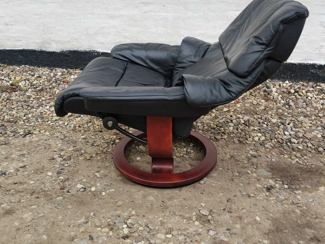 Billede 6 - Stressless Reno læder lænestol I perfekt stand. 