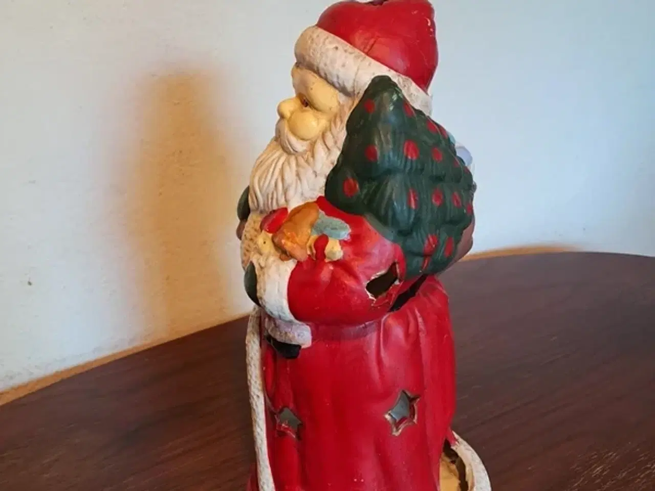 Billede 2 - Retro julemandsfigur til fyrfadslys