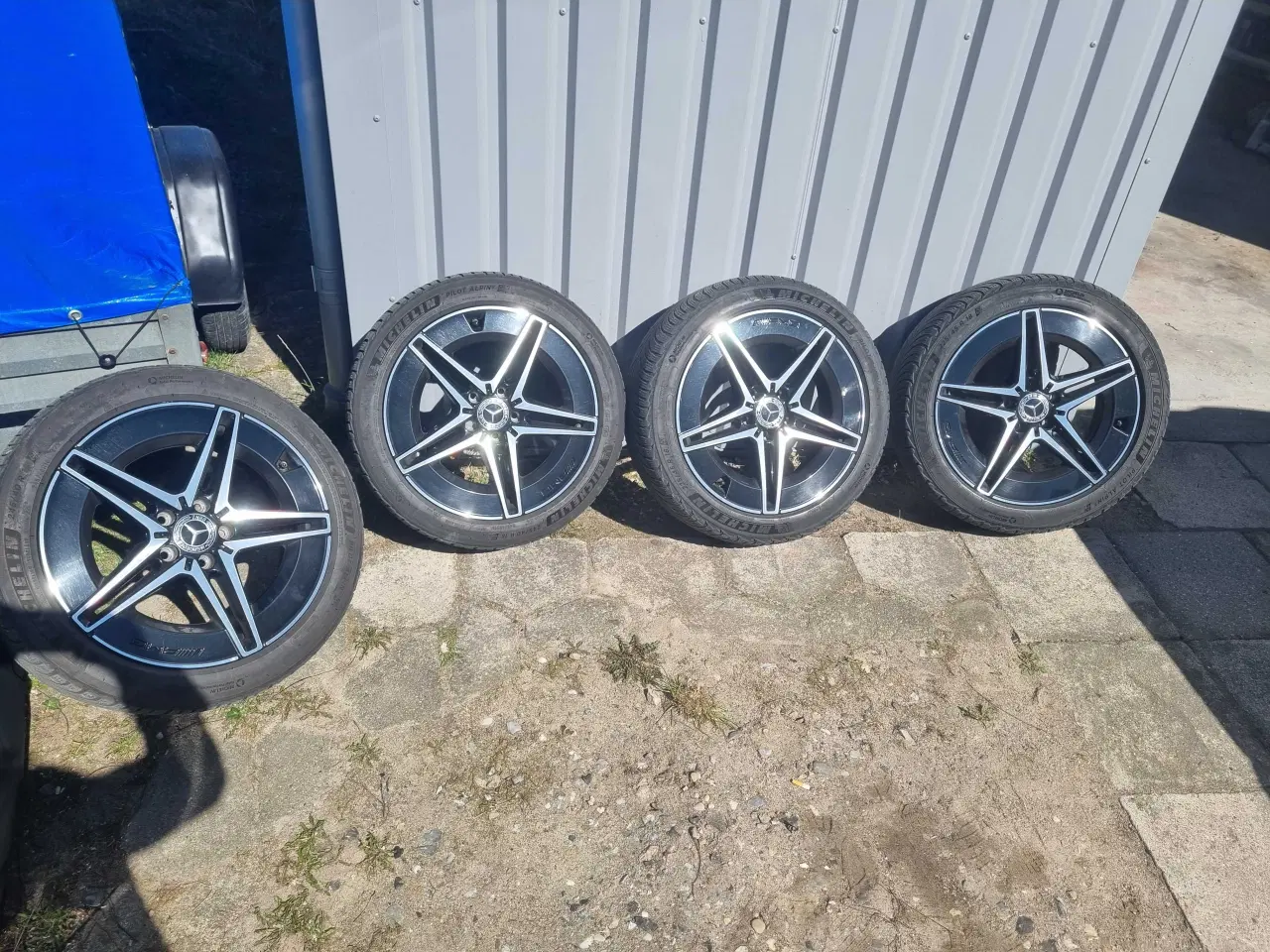 Billede 2 - 8 stk Fede 18" Mercedes  fælge til ALLE med 5x112 