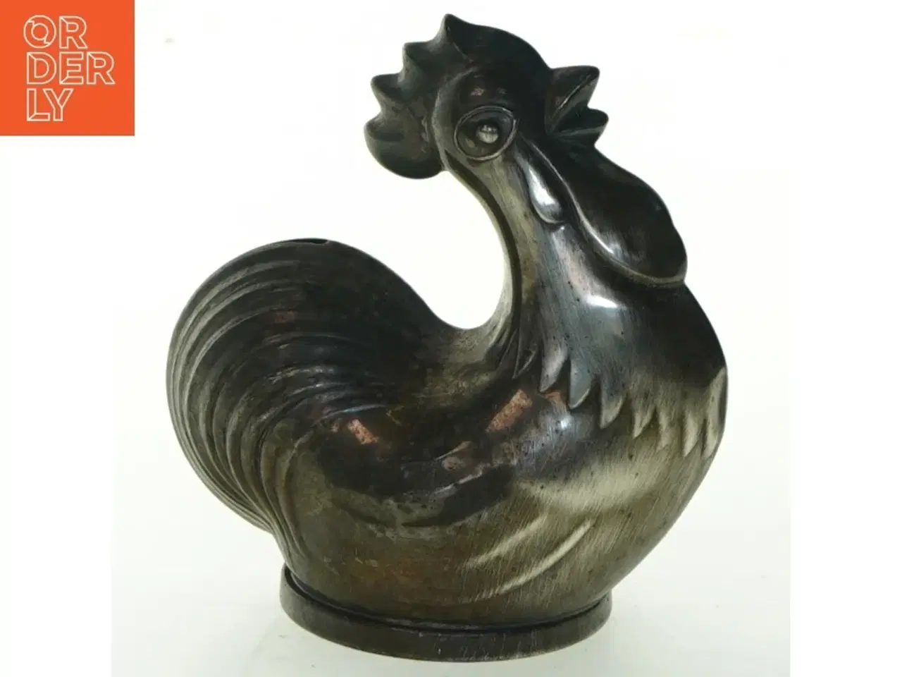 Billede 4 - Vintage Metal hane sparegris (str. 12x12 cm)