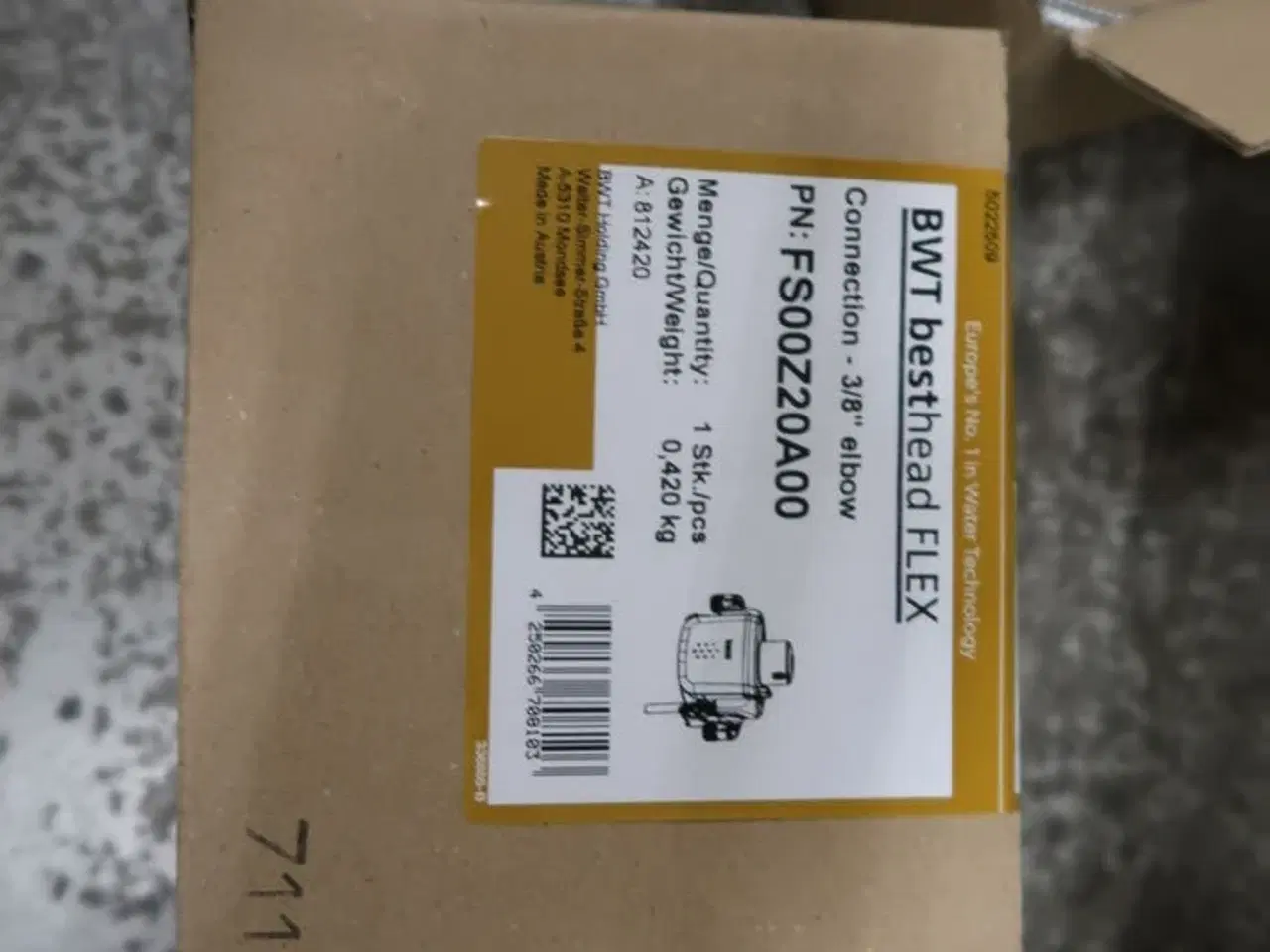 Billede 4 - 1 stk. SMS-boks komplet inkl. impulstæller BWT