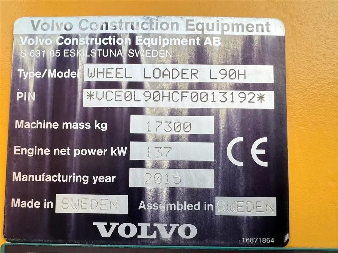 Billede 18 - Volvo L 90 H KUN 5500 TIMER