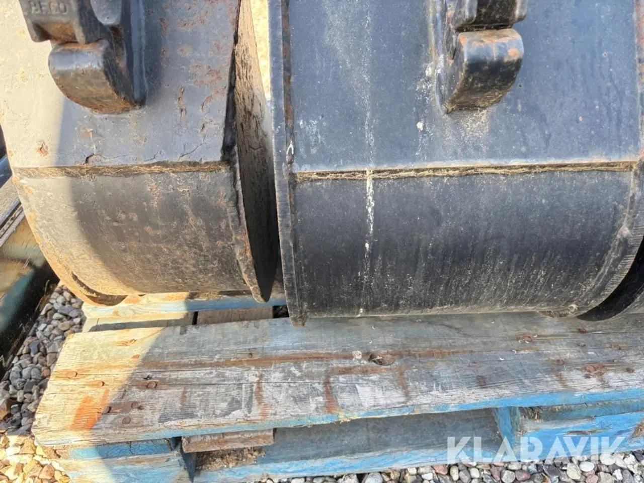 Billede 12 - Lerskovle Skive Maskinfabrik 20 cm 1 styk og 30 cm 3 styk til minigraver