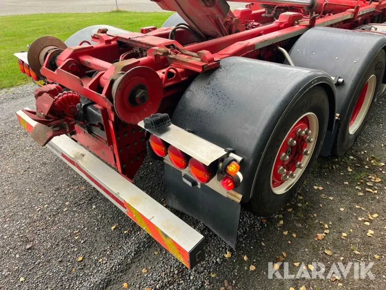 Billede 6 - Lastbil Scania P400 6x2 med kran og kroghejs