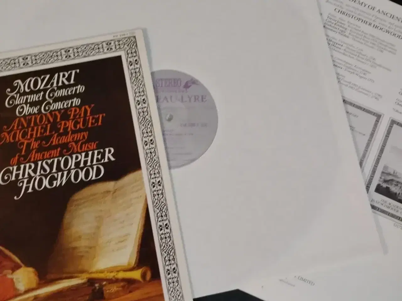 Billede 2 - Mozart: Clarinet obo concert - Ancien Music vinyl