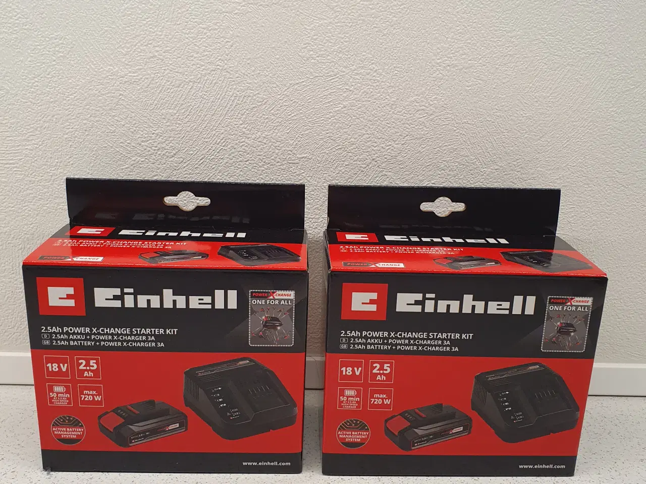 Billede 3 - Einhell Akku-græstrimmer + lader og batterier