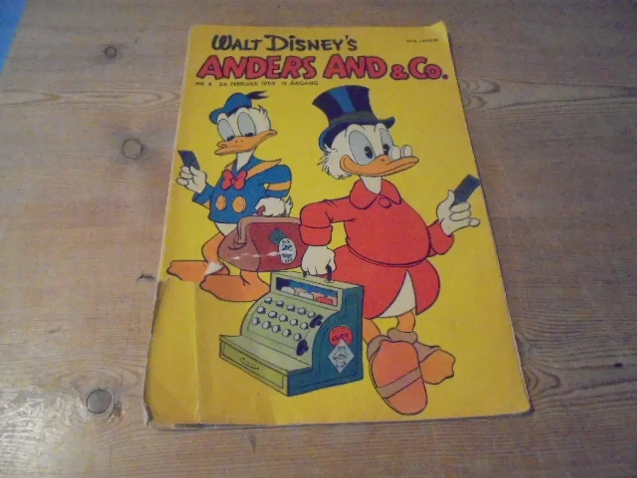 Billede 1 - Anders And & Co. Nr. 8 fra 1959