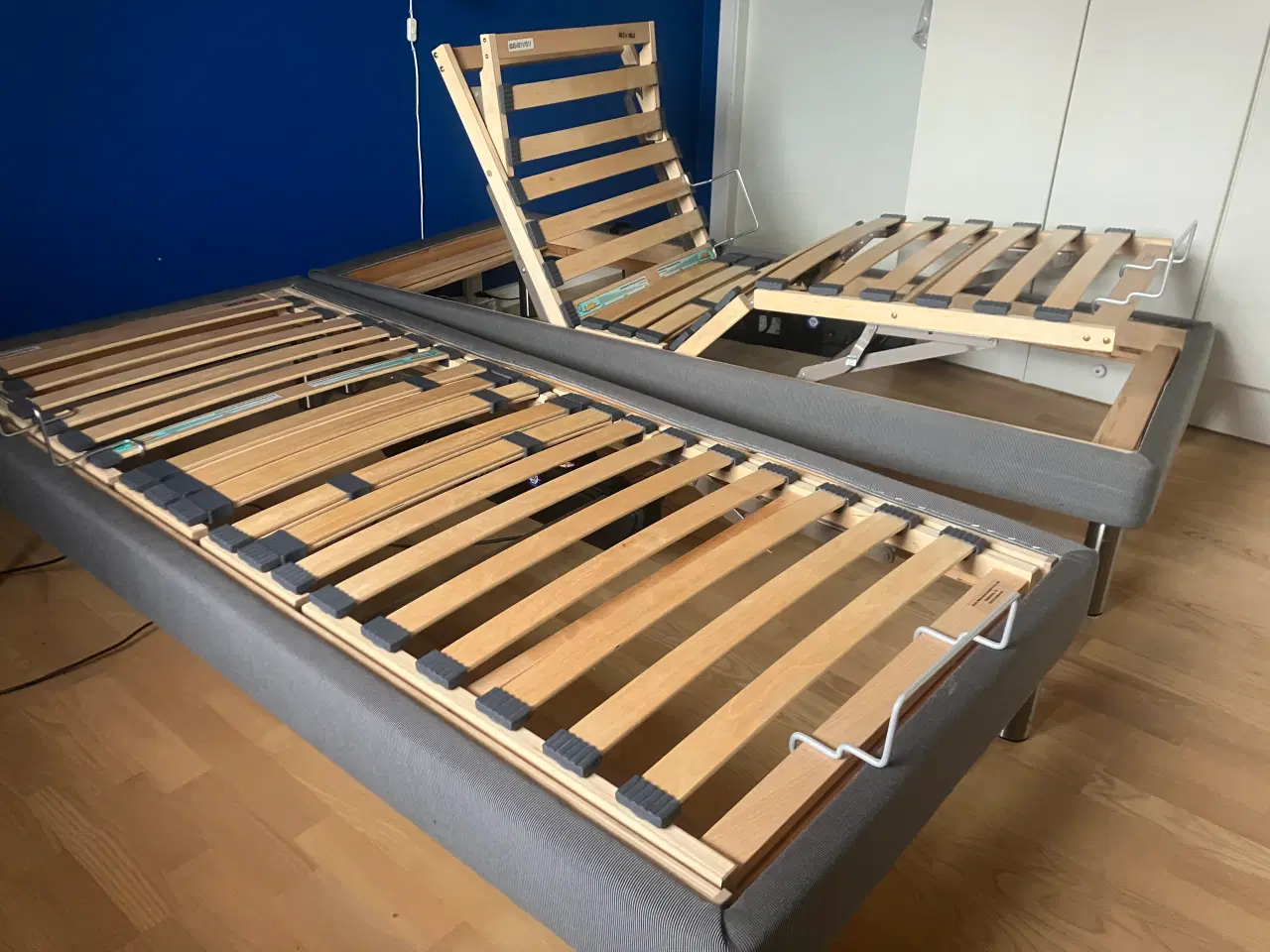 Billede 1 - 2 elevvationssenge uden madrasser