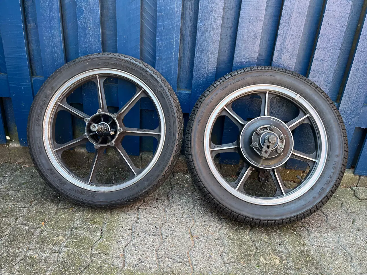 Billede 1 - Kawasaki Z 750 L fælge m/aksler m.m.