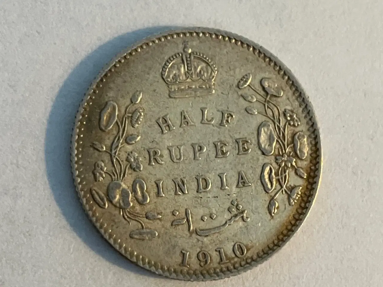 Billede 1 - Half Rupee India 1910