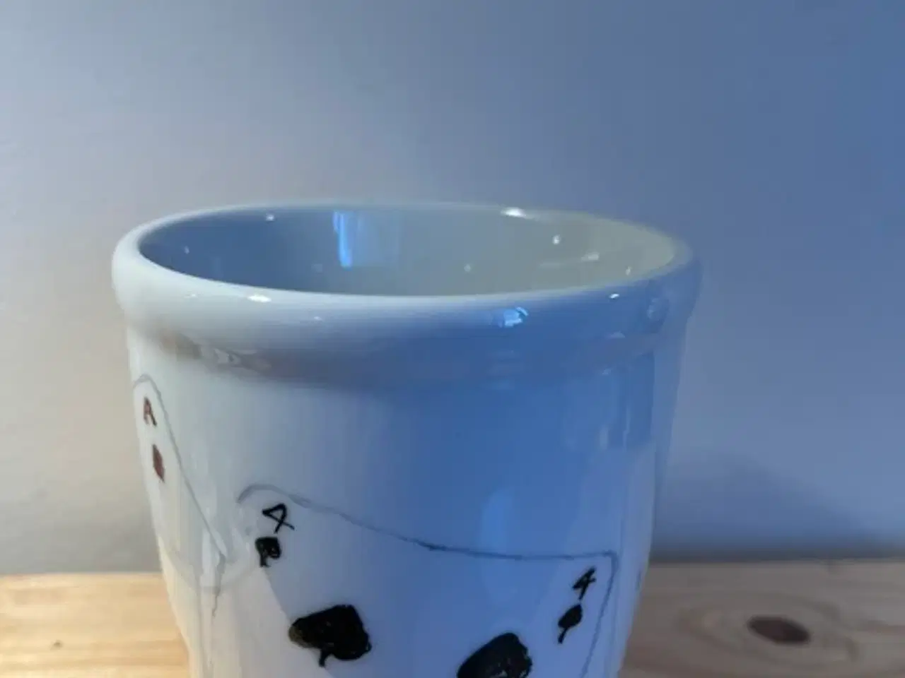 Billede 2 - Retro Bodum nr. 16 krus – Spillekort-motiv