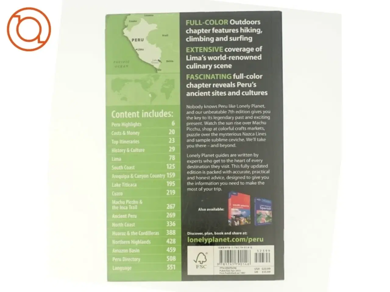 Billede 3 - Lonely Planet Peru af Carolina A. Miranda (Bog)