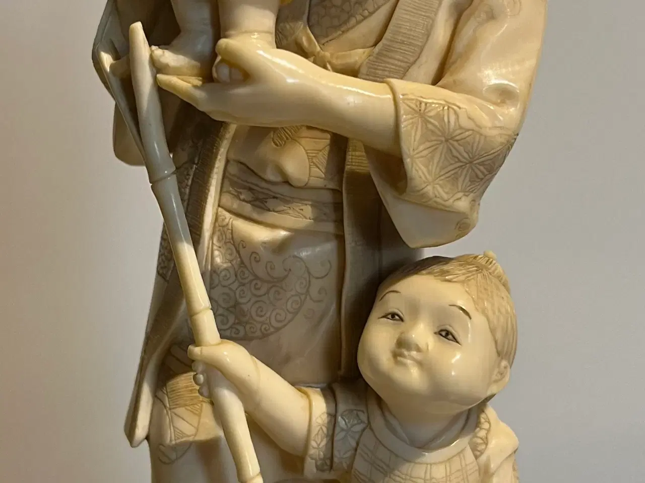 Billede 13 - flot Japanske elfenbensfigur 