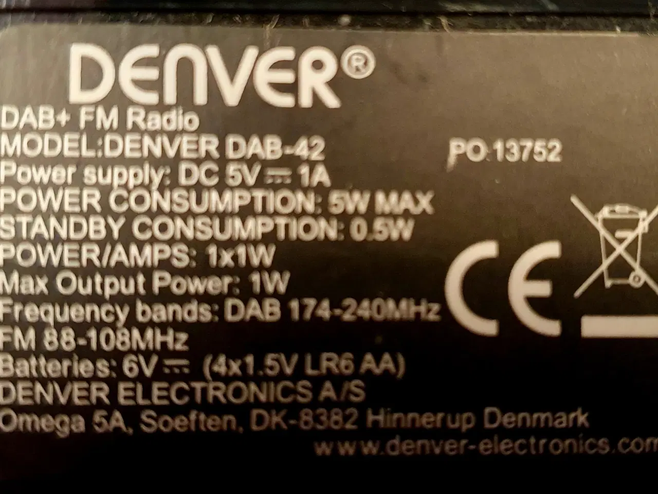 Billede 5 - Denver Dab Radio 