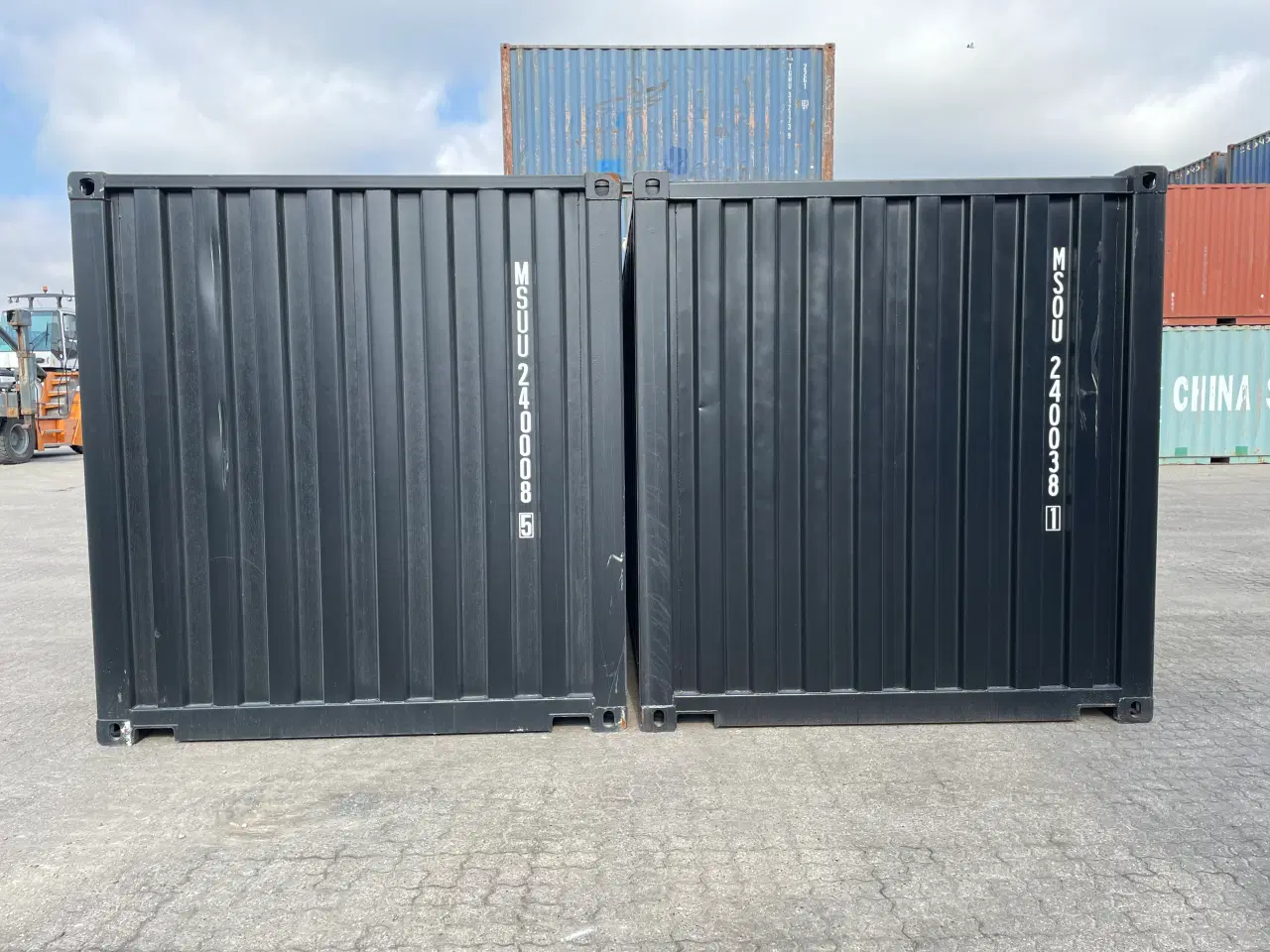 Billede 5 - NY SORT - 20 fods containere med eller uden isoler