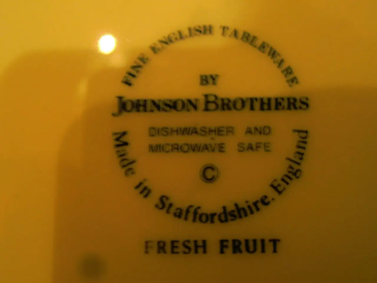 Billede 2 - Porcelæn Engelsk "Fresh Fruit"