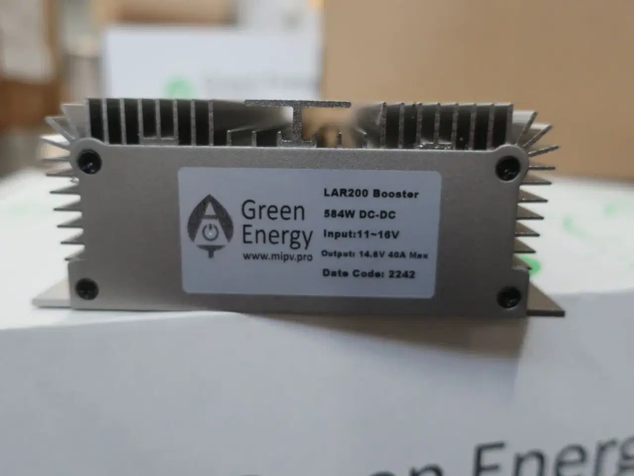 Billede 4 - 3 stk. booster GREEN ENERGY LAR 200 584W DC-DC