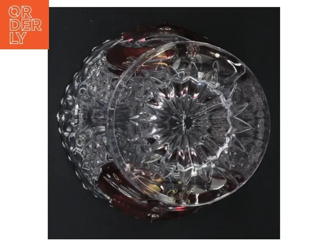 Billede 7 - Bøhmisk krystalglas klokke og skål sæt (str. 8 cm og 20 cm)