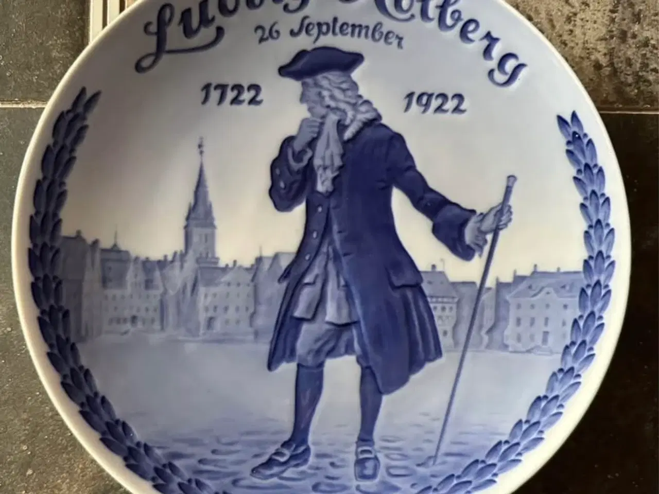 Billede 1 - Holberg platte - Royal Copenhagen 1922