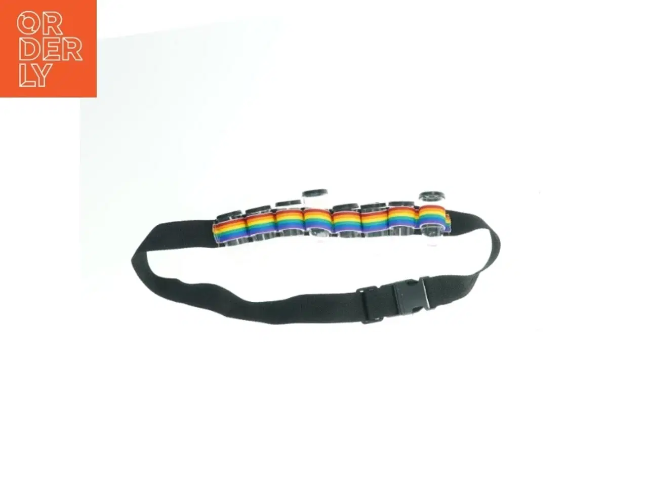 Billede 1 - Regnbue skudbælte med plastikshotglas (str. Ø 44 cm)