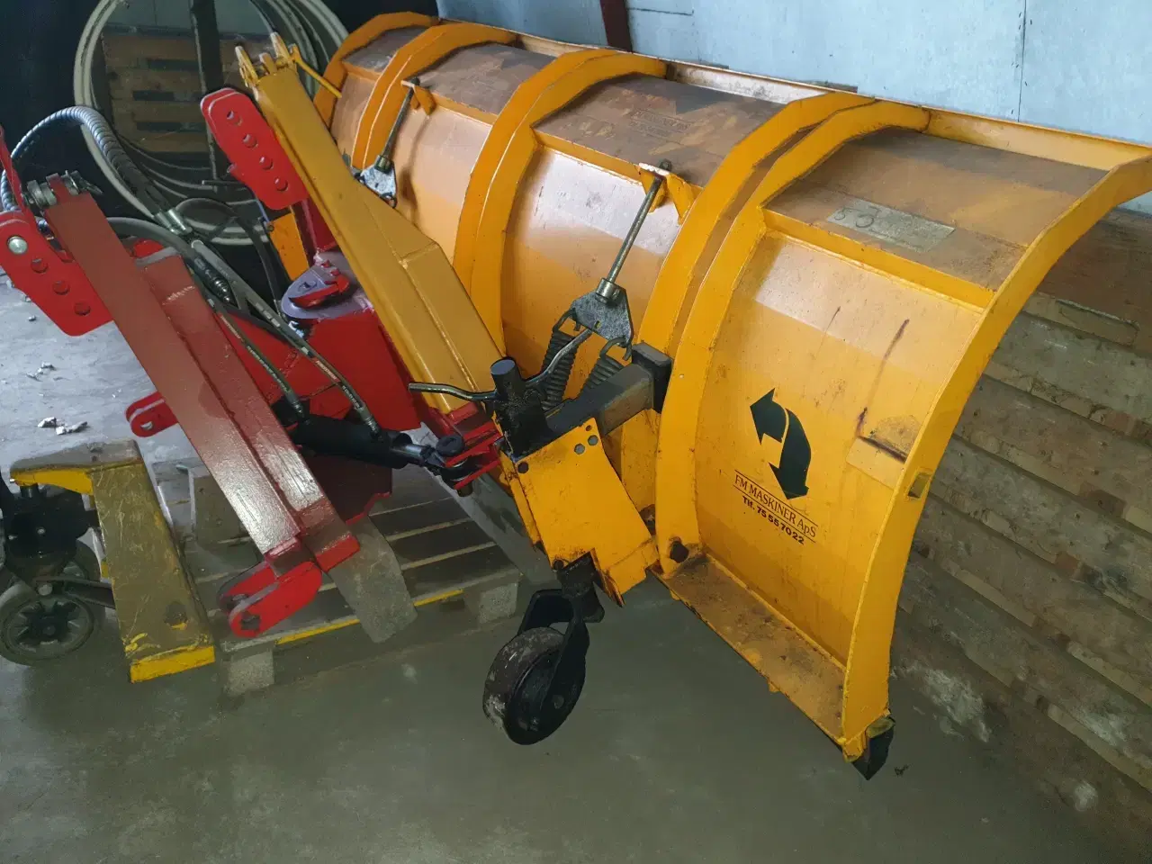 Billede 3 - FM sneplov 2,5m på A-ramme