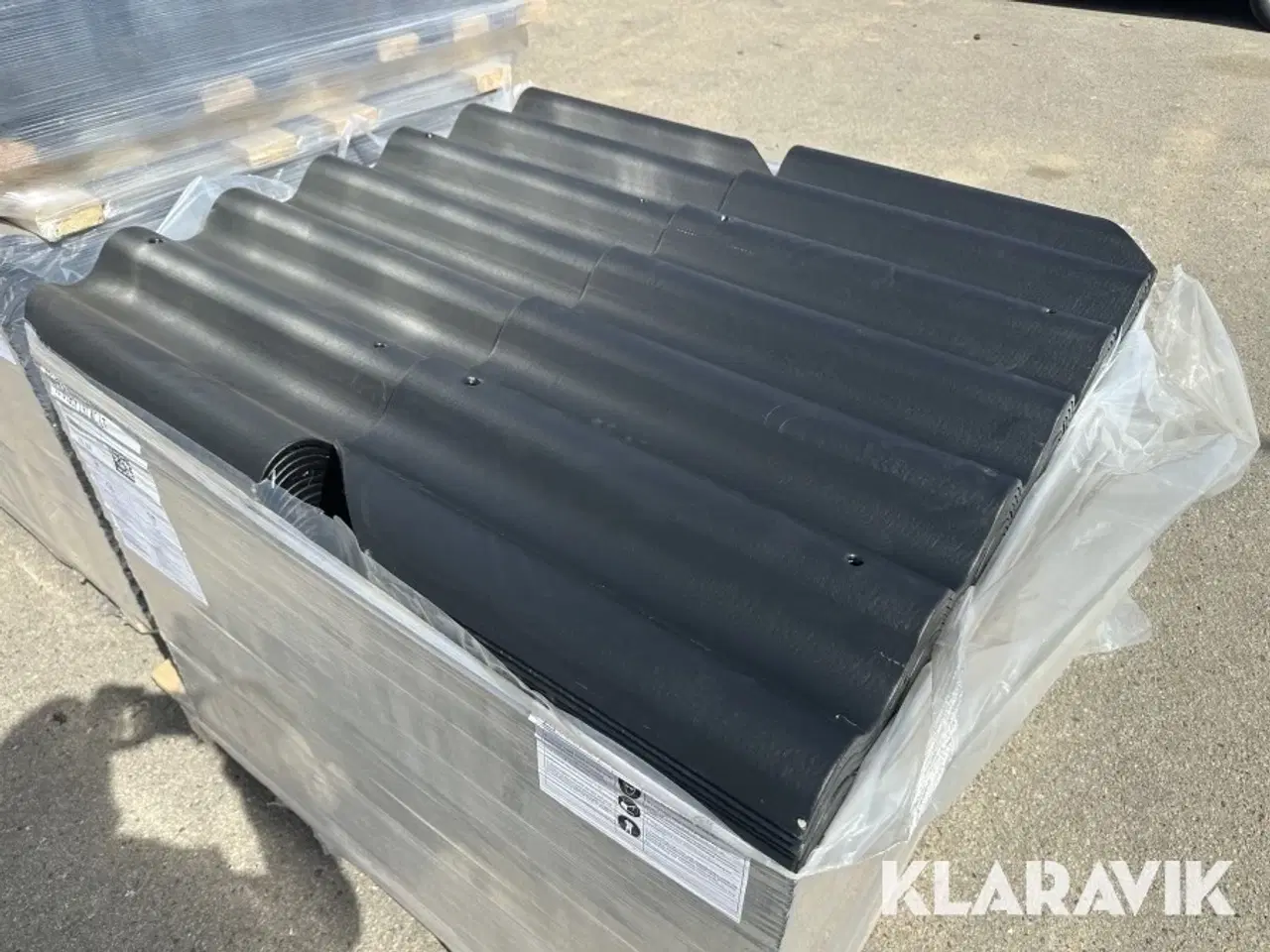 Billede 7 - Bølgeplader Euronit 702 HJ/HU sort – 450 styk