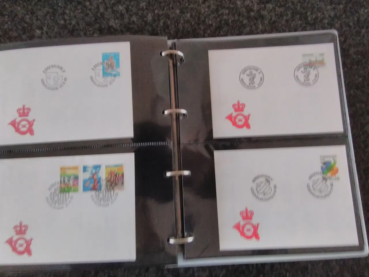 Billede 3 - FDC Mappe, 34 sider med kuverter