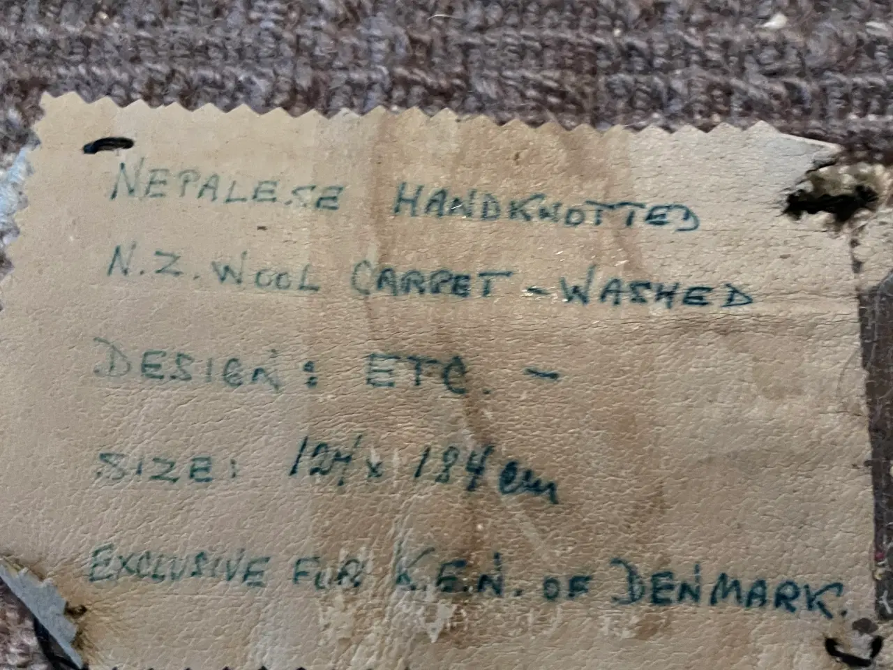 Billede 6 - Ægte håndknyttet Nepalesisk tæppe