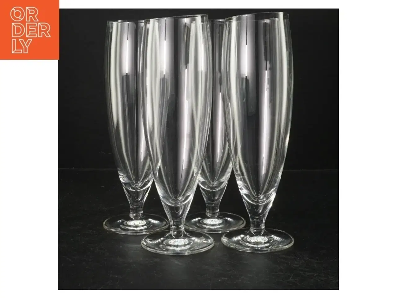 Billede 1 - Sæt med 4 ølglas fra Eva Solo (str. Ø. 7 cm. længde. 23 cm. 4 styk)