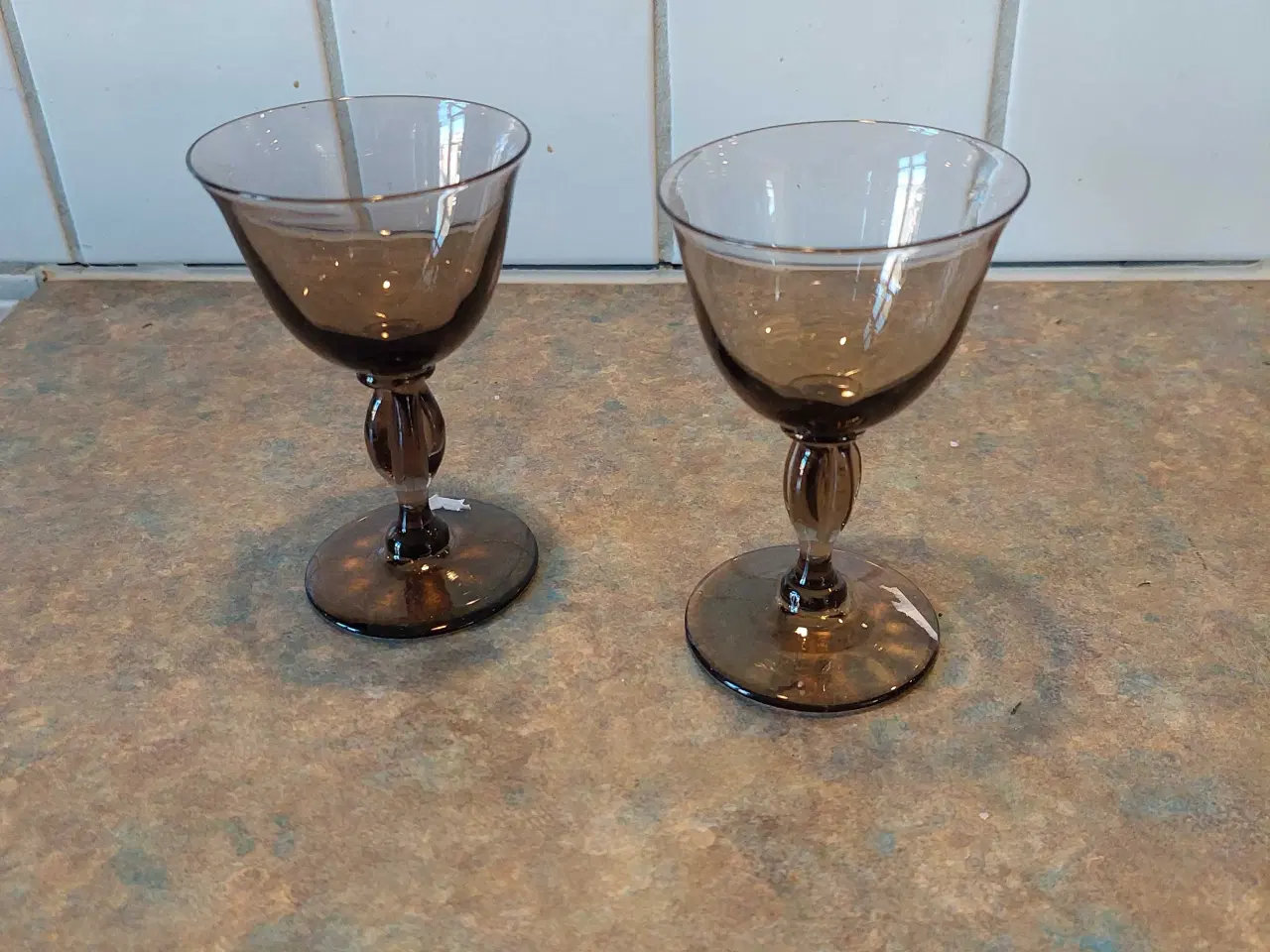 Billede 1 - Holmegård Viol glas