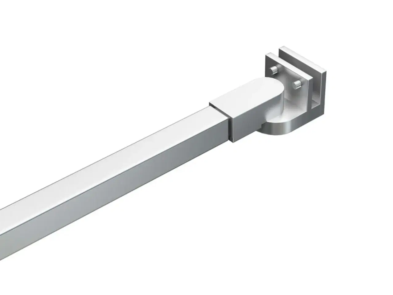 Billede 6 - Støttestang til brusevæg 70-120 cm rustfrit stål
