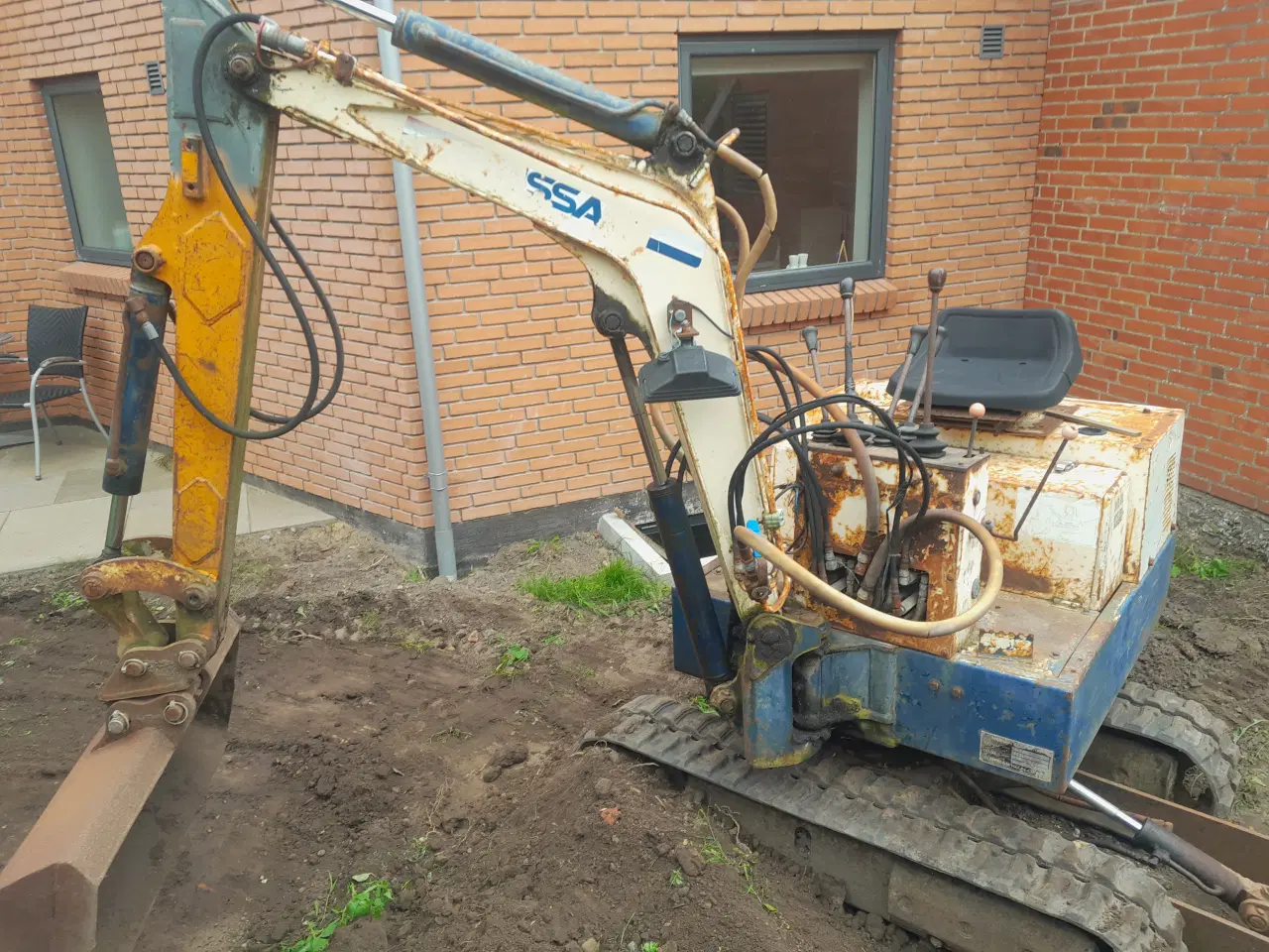 Billede 2 -  minigraver, ca 1200 kg