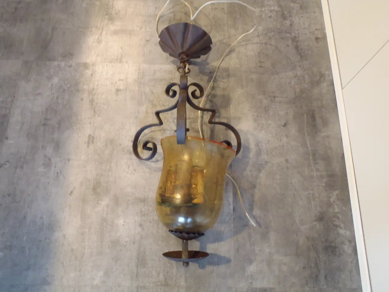 Billede 3 - Lampe glas tysk bierstube