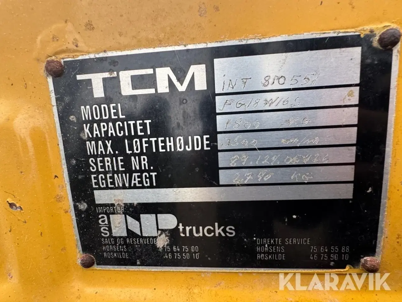 Billede 5 - Truck TCM FG 18