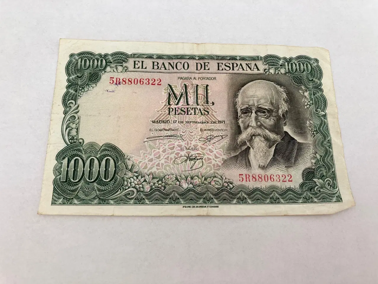 Billede 1 - 1000 Pesetas Spain 1971
