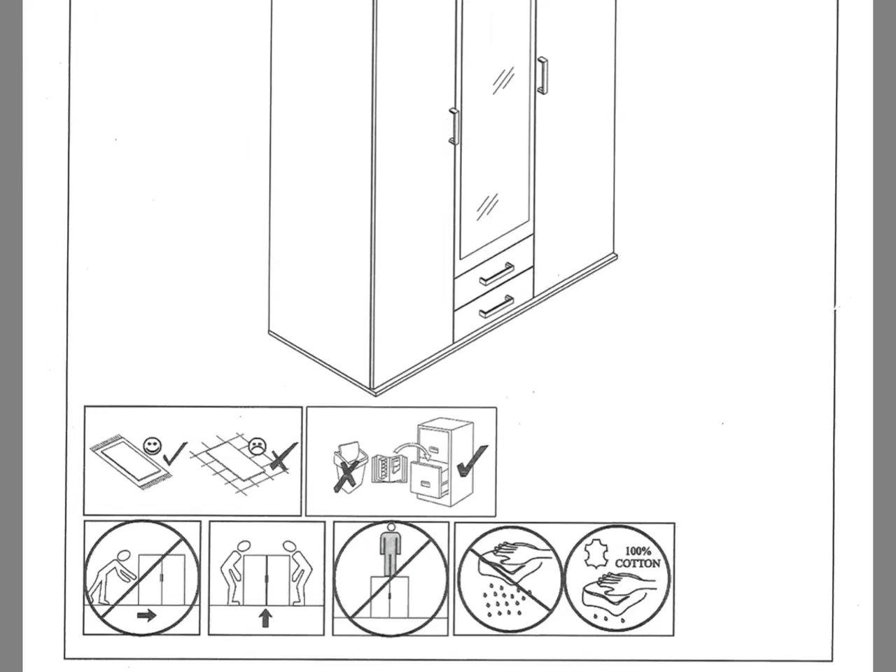 Billede 4 - Garderobeskab fra Daells bolighus