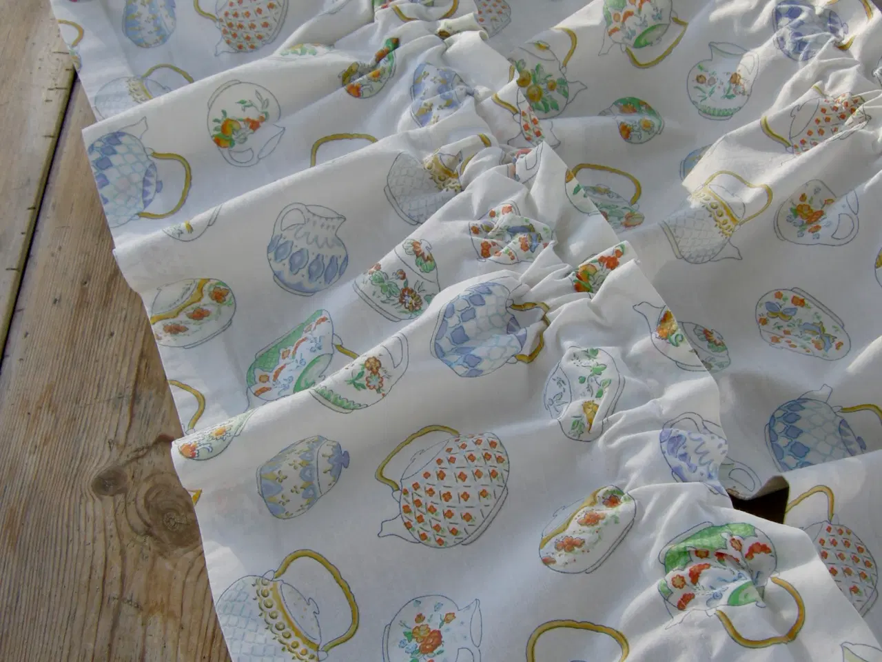 Billede 7 - 5 Vintagegardiner, Gardinkapper, Køkkengardiner