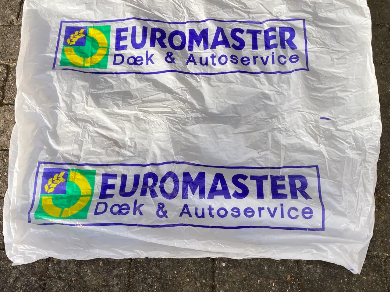 Billede 3 - 4 stk hvide Euromaster plastik dæksække