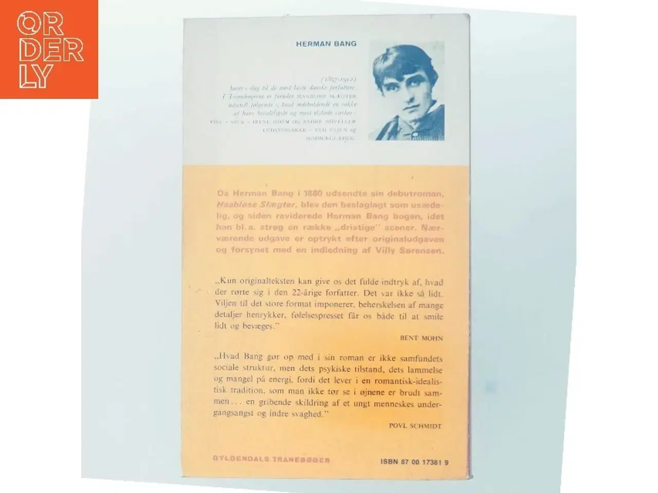 Billede 3 - Haabløse Slægter af Herman Bang (Bog)