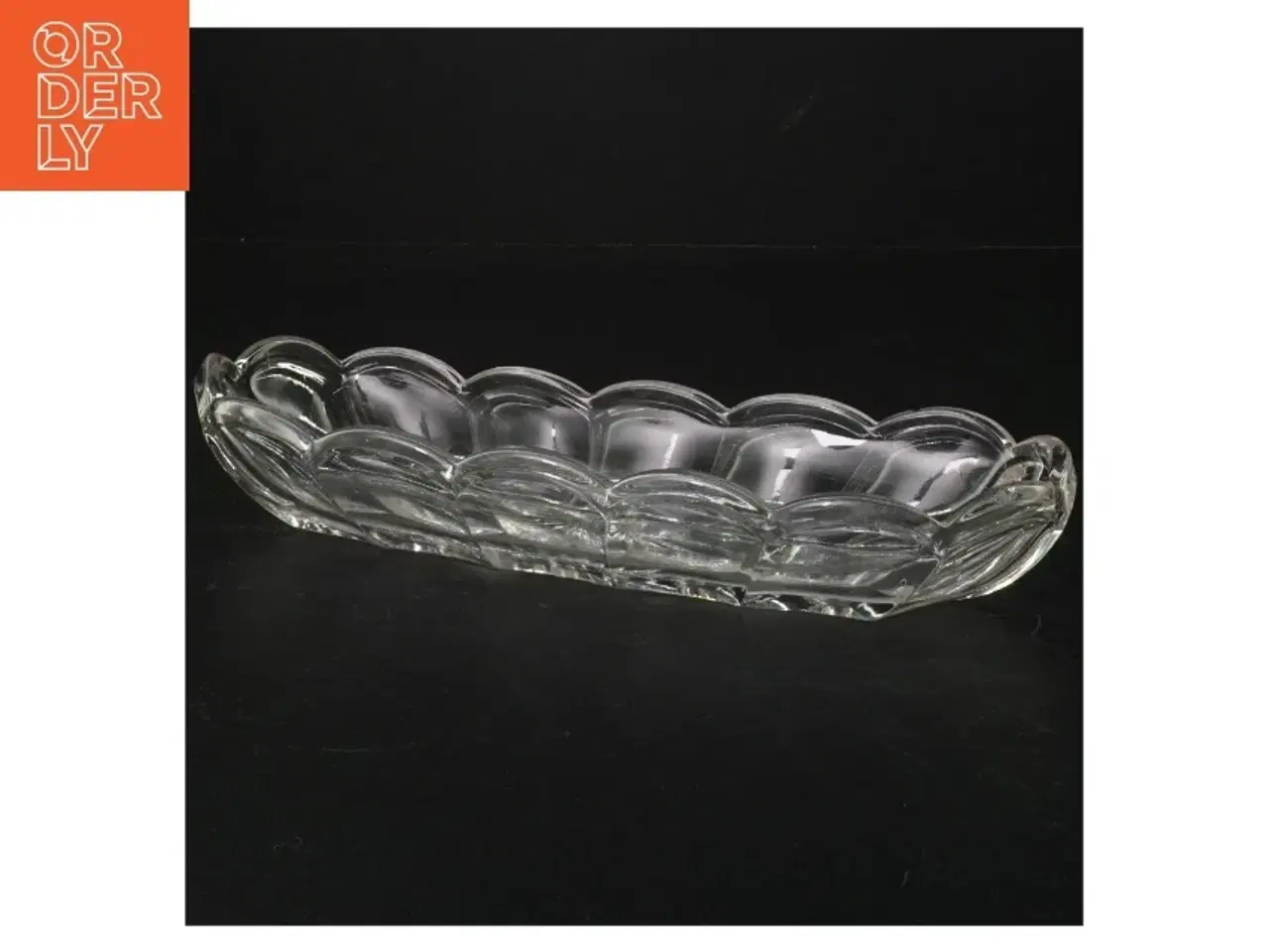 Billede 1 - Gl. glasfad (str. 25 x 8,5 cm)