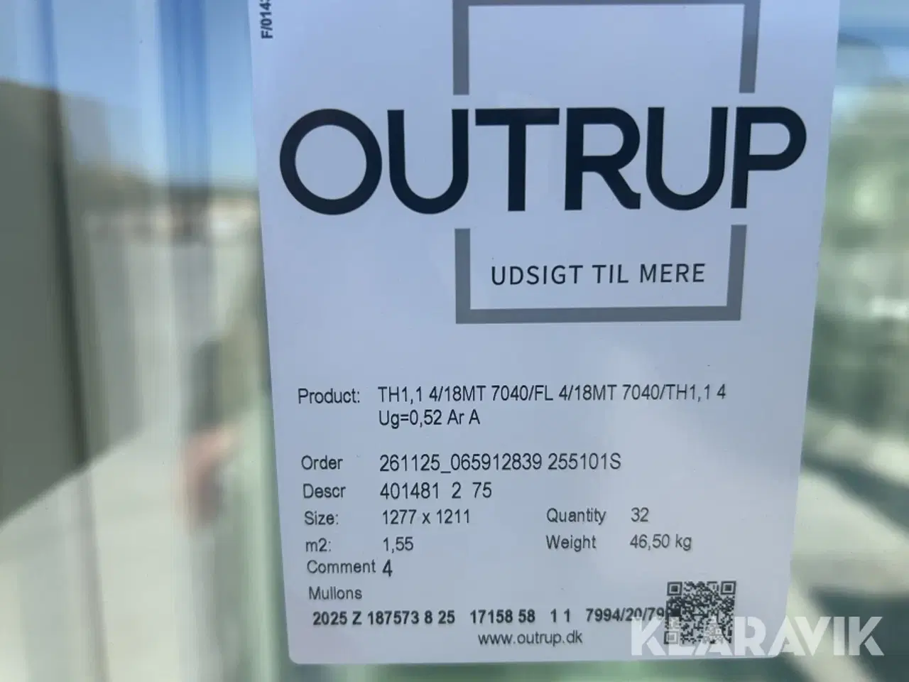 Billede 6 - Topstyret vindue Outrup Træ/alu 3lags glas, 8 styk
