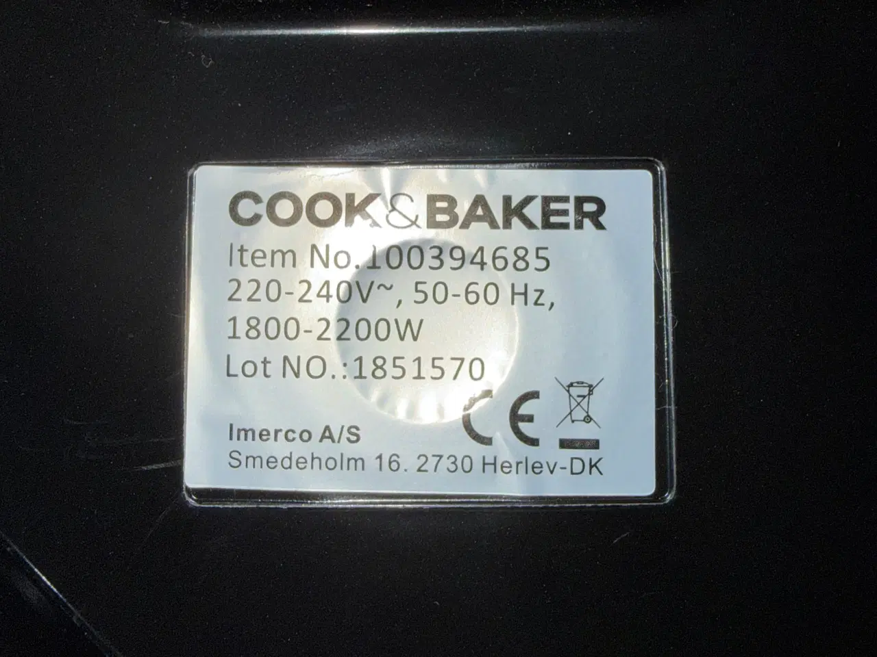 Billede 2 - Cook & Baker Kontaktgrill / Paninigrill (2200W)