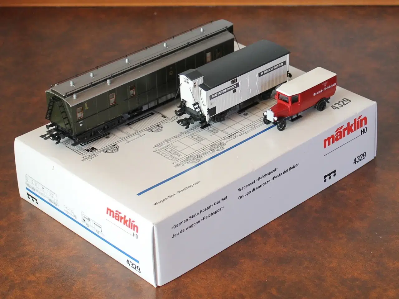 Billede 1 - Märklin 4329 vognsæt Deutsche Reichspost AC H0