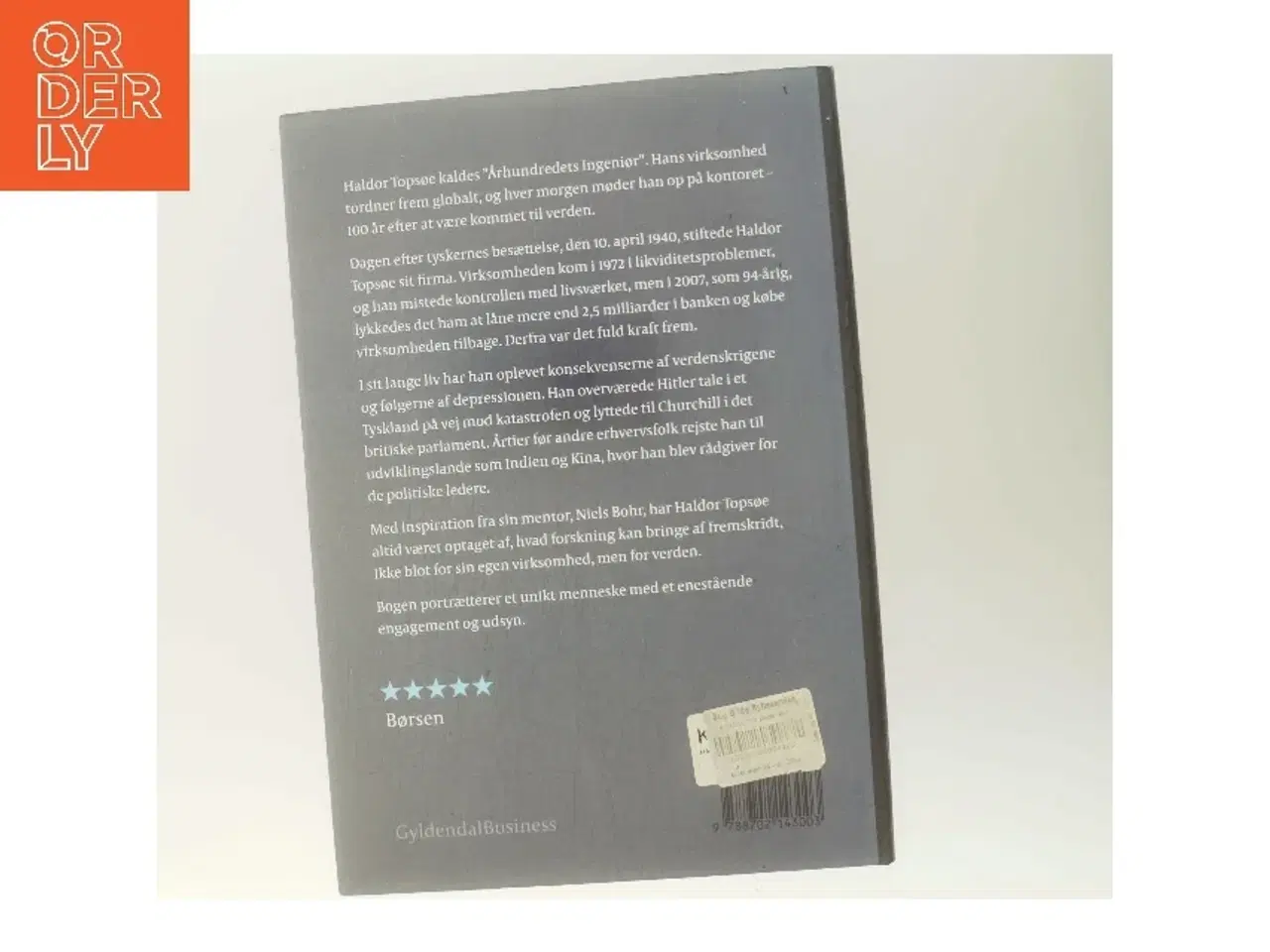 Billede 3 - Haldor Topsøe - et portræt af Thomas Larsen (f. 1964) (Bog)