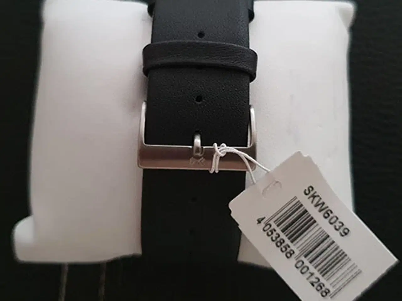 Billede 4 - Armbåndsur design Skagen DK sort m/Mesh læderlænke