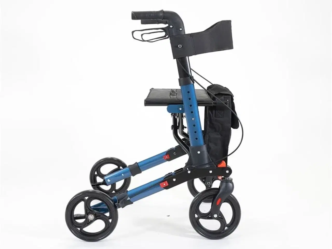 Billede 2 - Lindebjerg Rollator - Smart klik - HF-150 - Metal blå