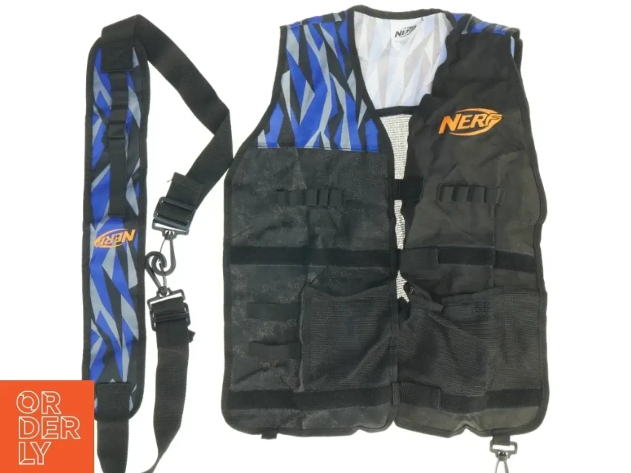 Billede 1 - Nerf gear med vest og Rygsæk fra Nerf (str. 38 cm)