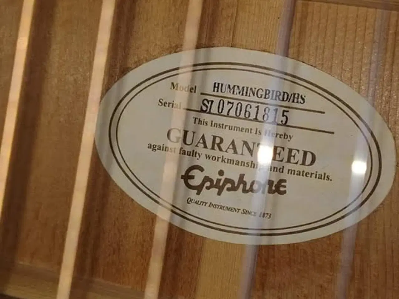 Billede 5 - Epiphone Hummingbird Standard CS