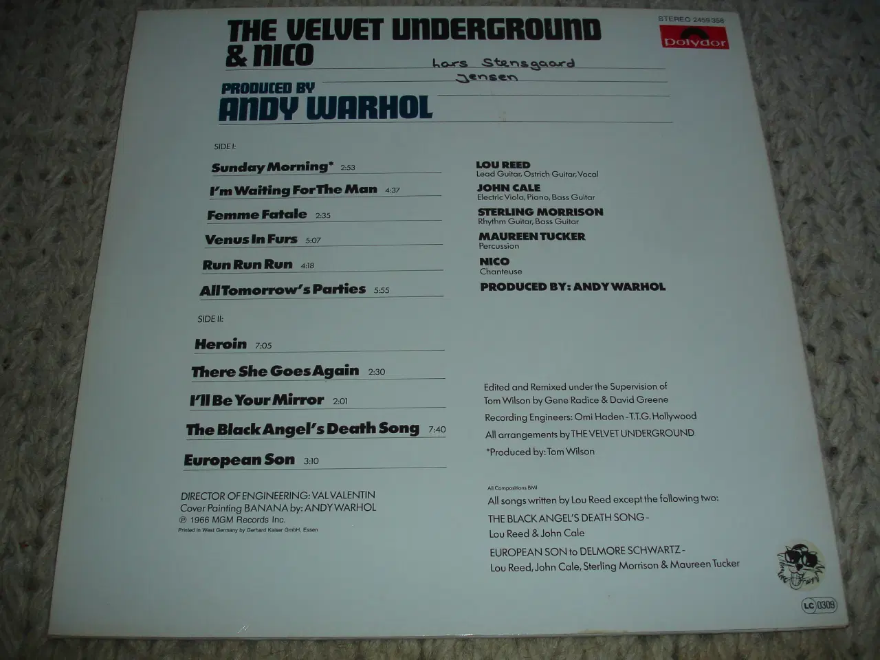 Billede 3 - (Sender gerne) The Velvet Underground & Nico